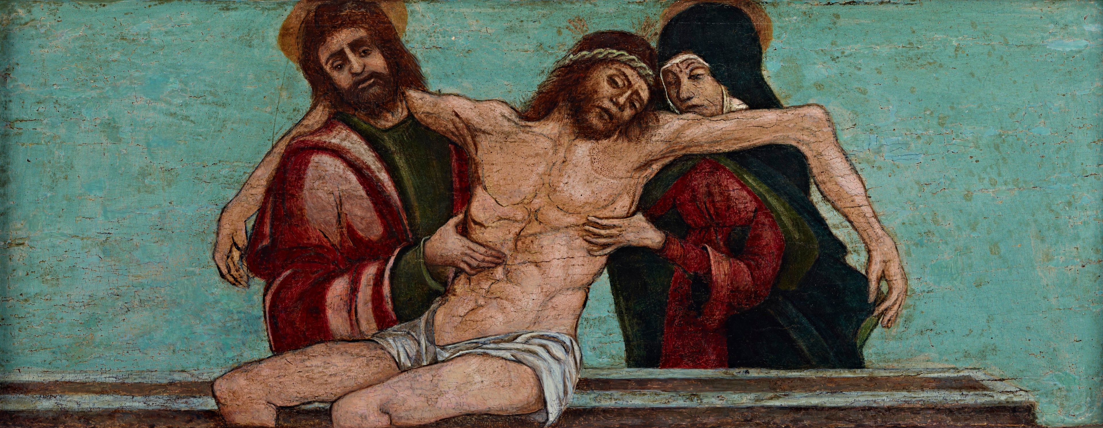 Pietà avec saint Jean l'Évangéliste - Giovanni Bellini