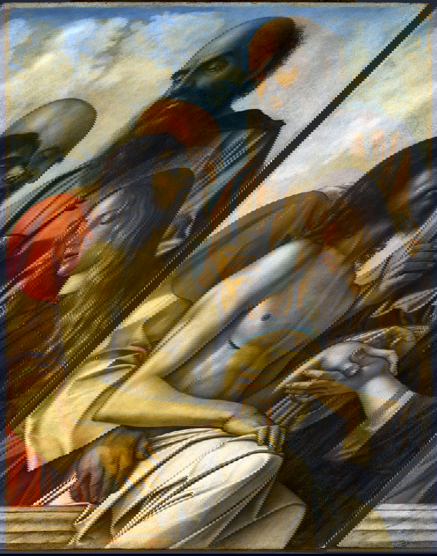 Lamentation sur le corps du Christ mort - Giovanni Bellini