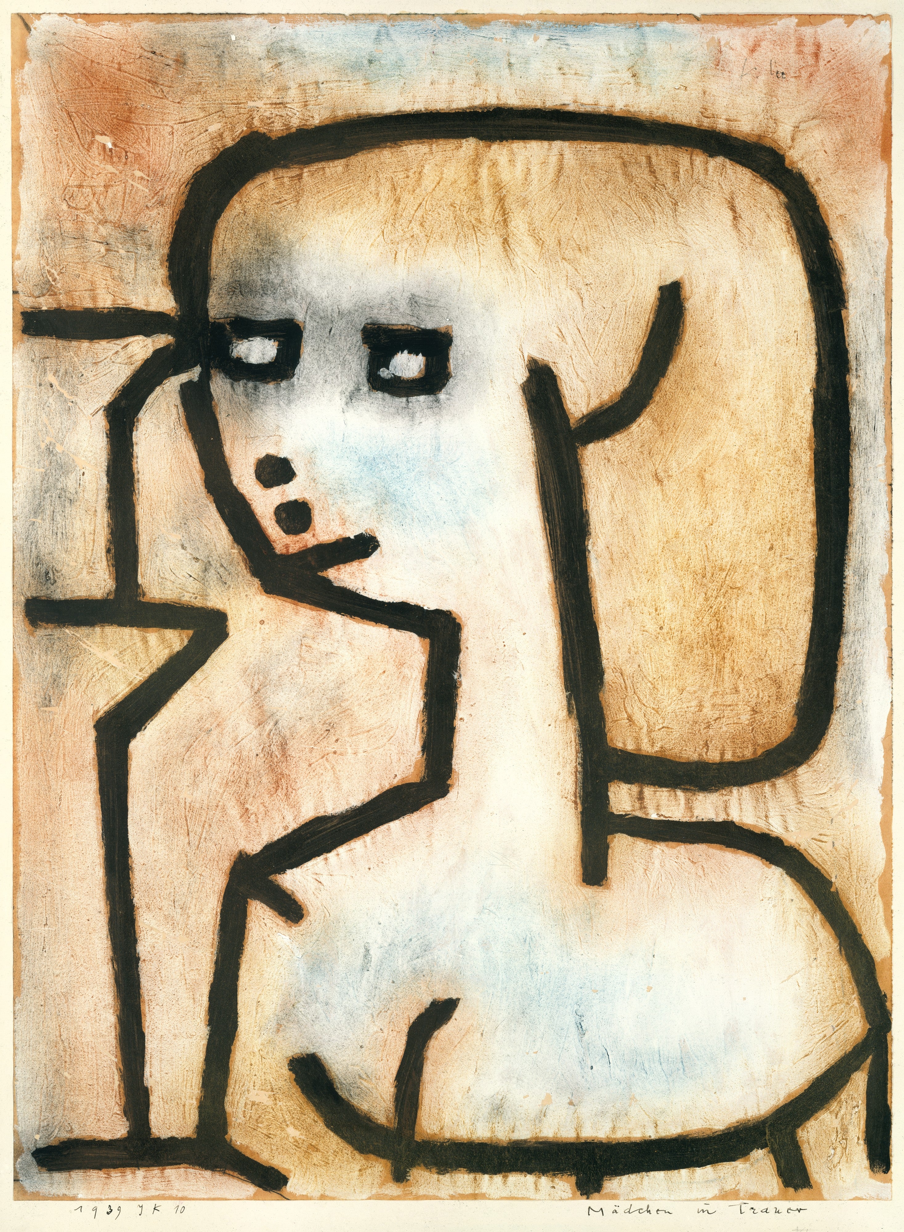 Surullinen tyttö - Paul Klee