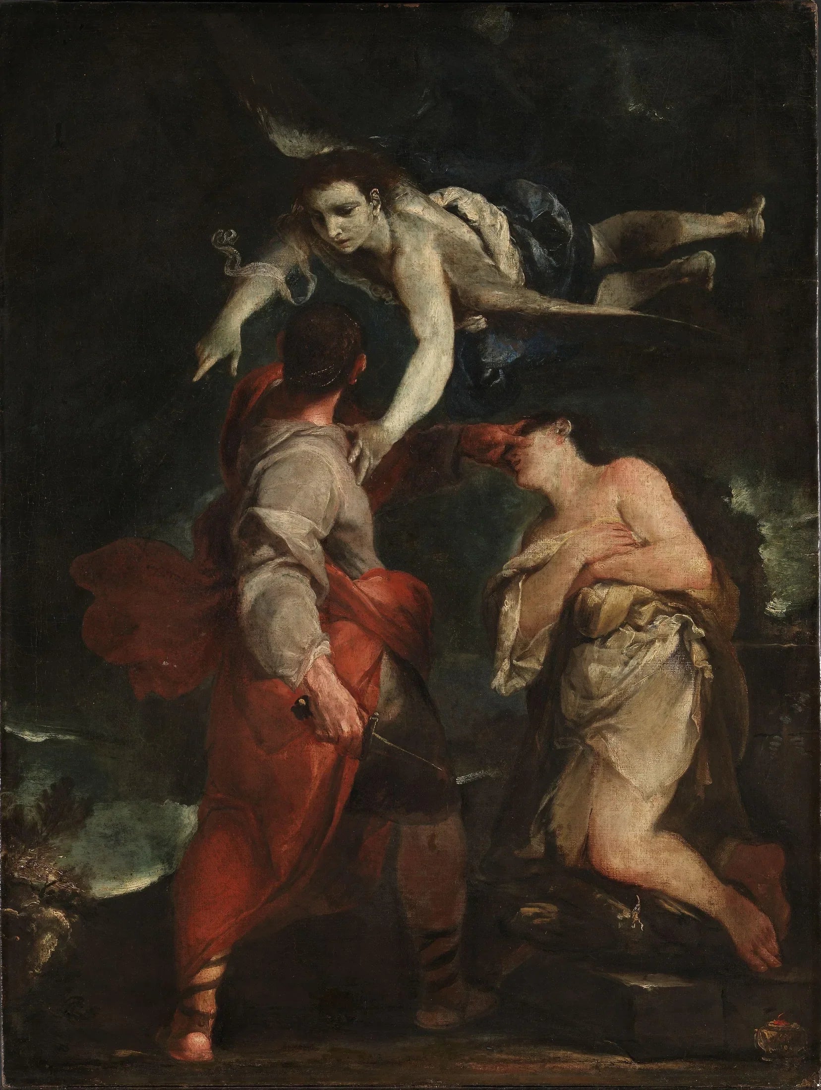 Le sacrifice d'Abraham - Giuseppe Maria Crespi image 1 copie peinte à la main à l’huile