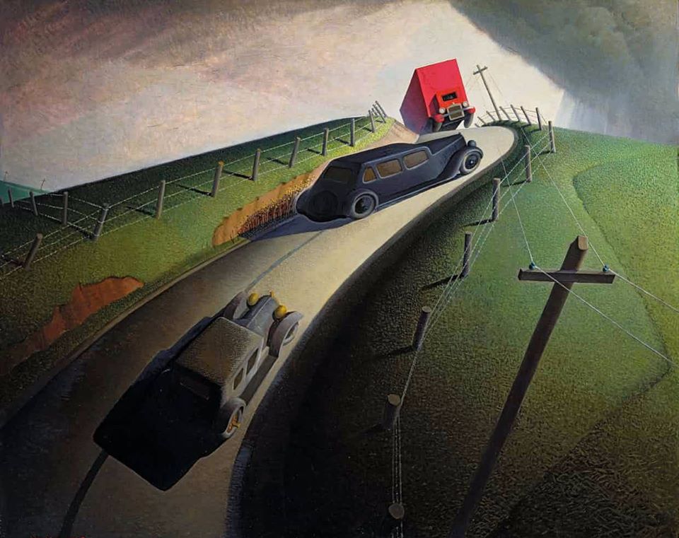 Mort sur la route des crêtes - Grant Wood