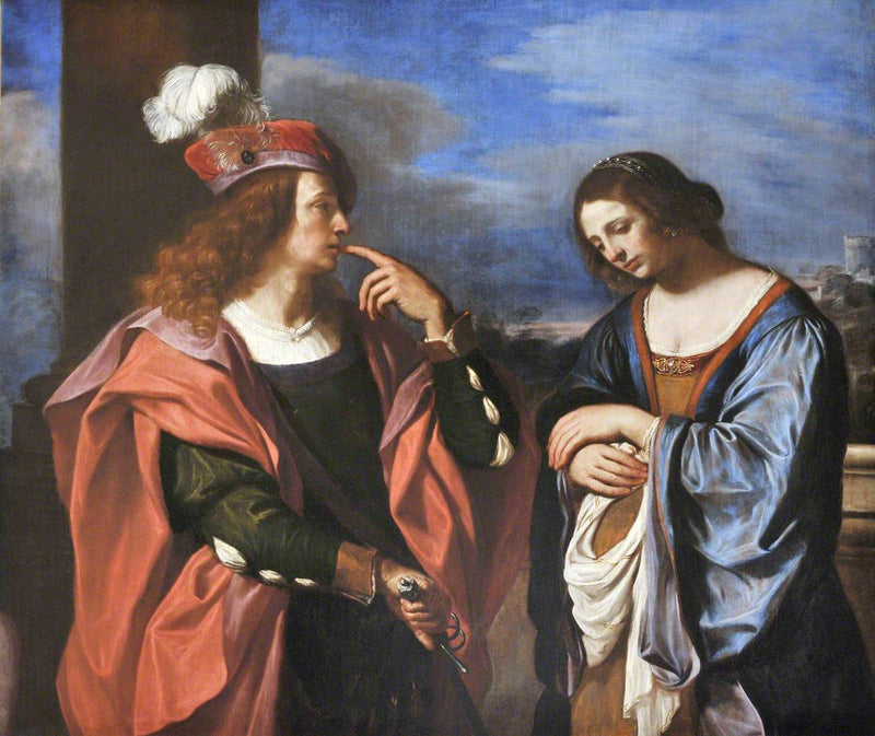 Absalom ja Tamar - Guercino