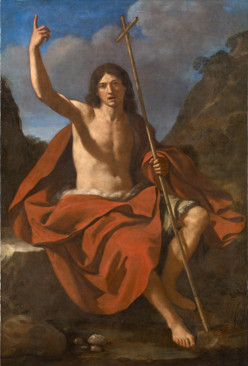 Pyhä Johannes Kastaja - Guercino