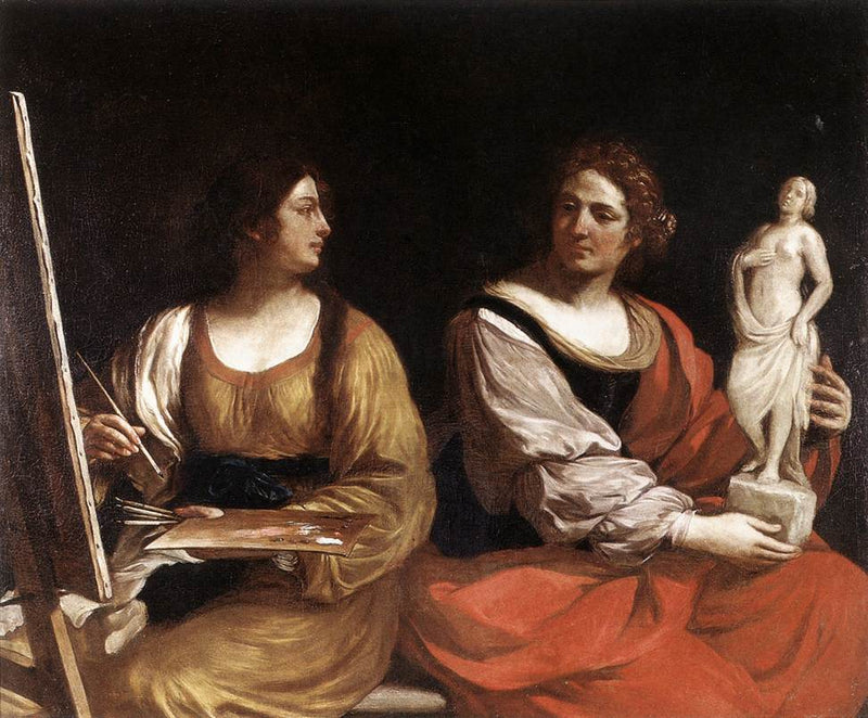 Maalauksen ja veistoksen allegoria - Guercino