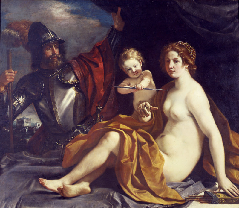 Venus, Mars ja Rakkaus - Guercino