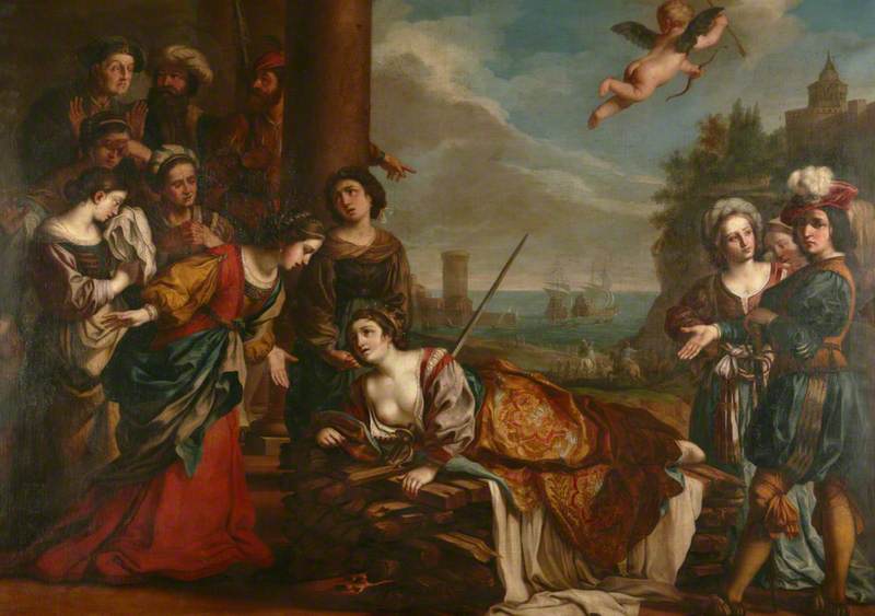 Didonin kuolema - Guercino