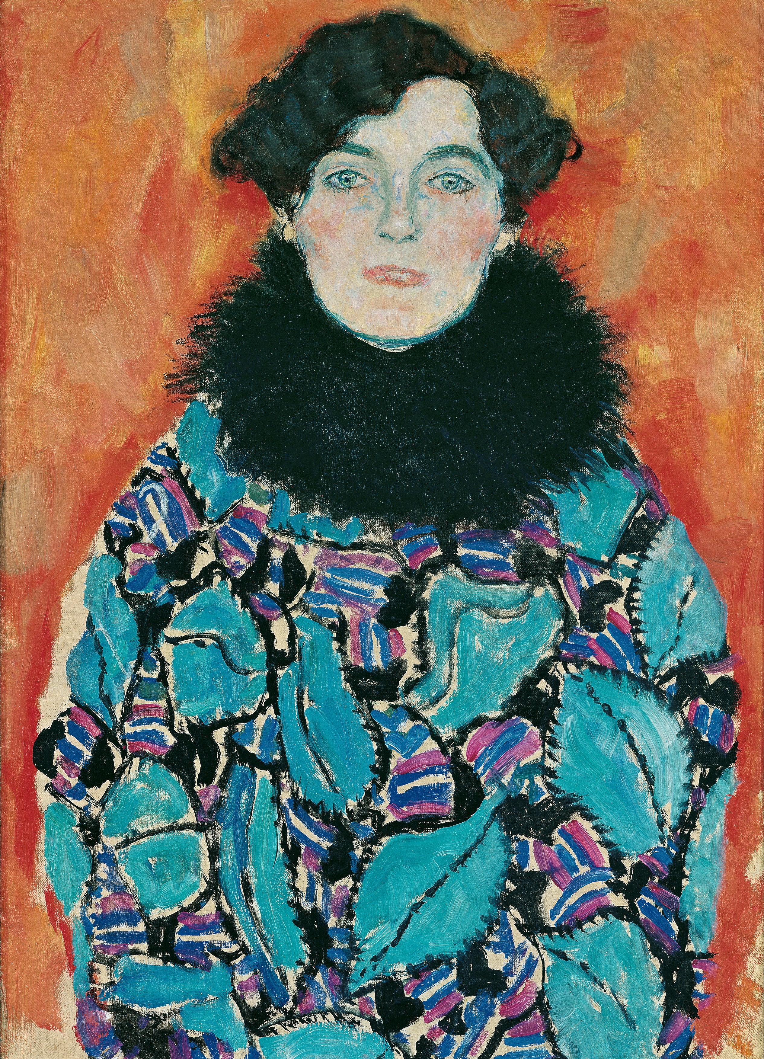 Reproduction du tableau « Portrait de Johanna Staude - Gustav Klimt » par Alpha Reproduction en peinture à l’huile