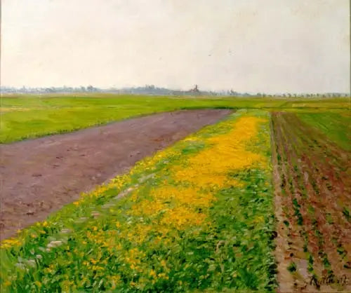 Gennevilliersin tasanko - Gustave Caillebotte