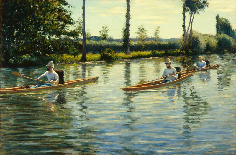 Périssoires l'Yerres - Gustave Caillebotte