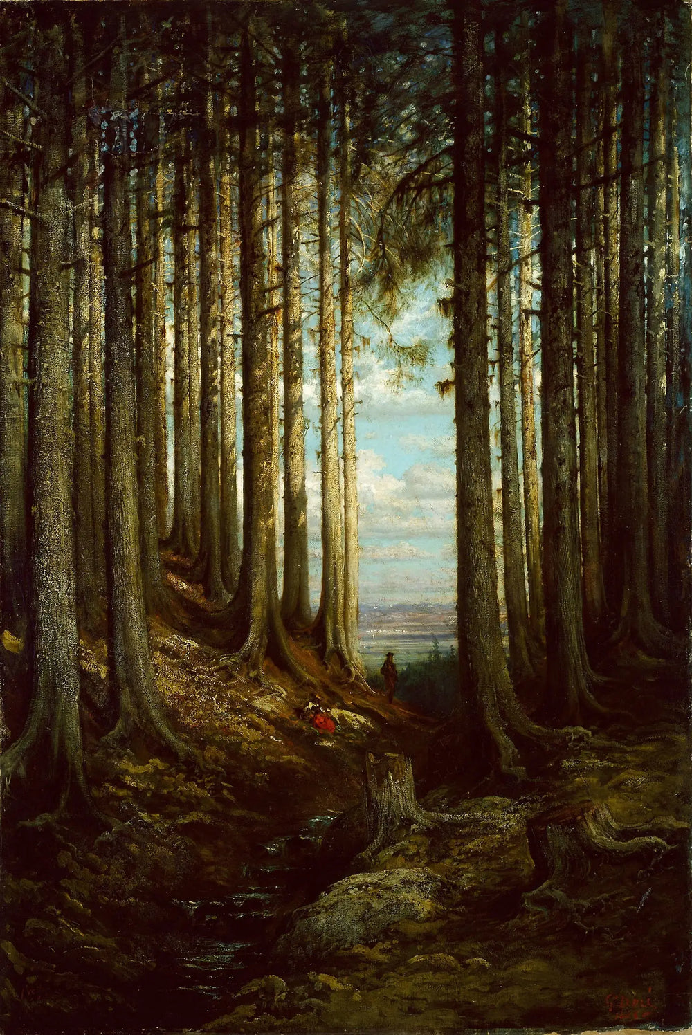 Scène alpine - Gustave Doré - Alpha Reproduction