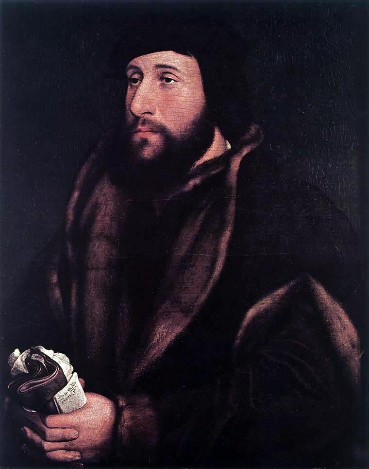 Portrait of an Englishman - Hans Holbein le Jeune