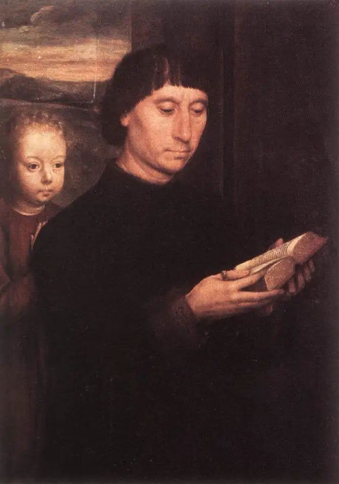 Miehen lahjoittajan muotokuva - Hans Memling