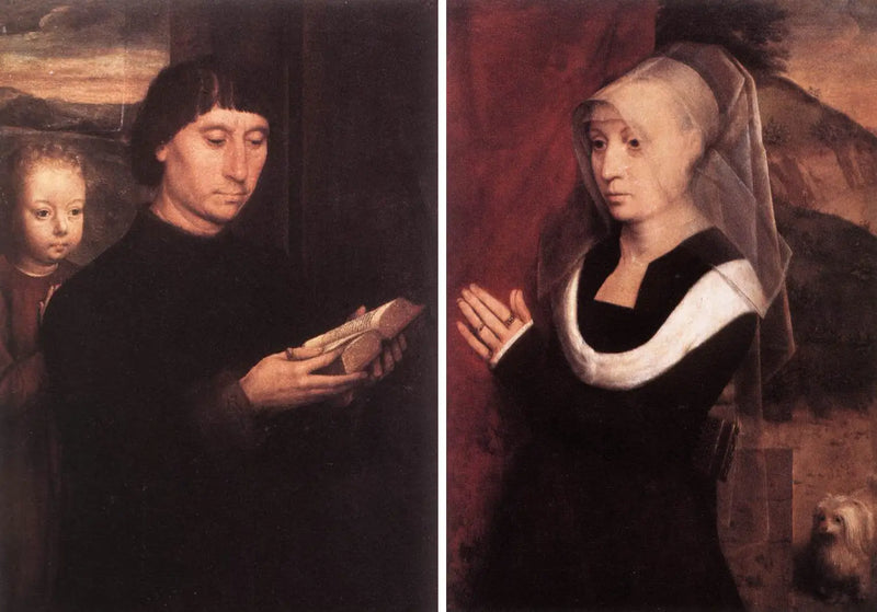 Kaksien lahjoittajien muotokuvia - Hans Memling