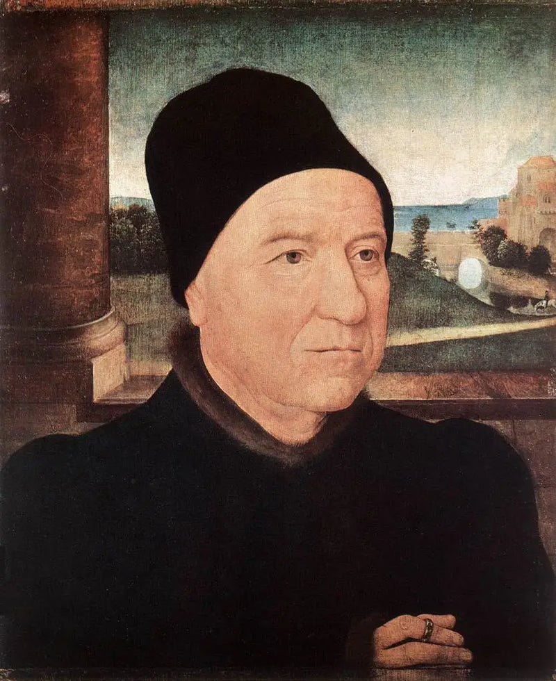 Vanhan miehen muotokuva - Hans Memling