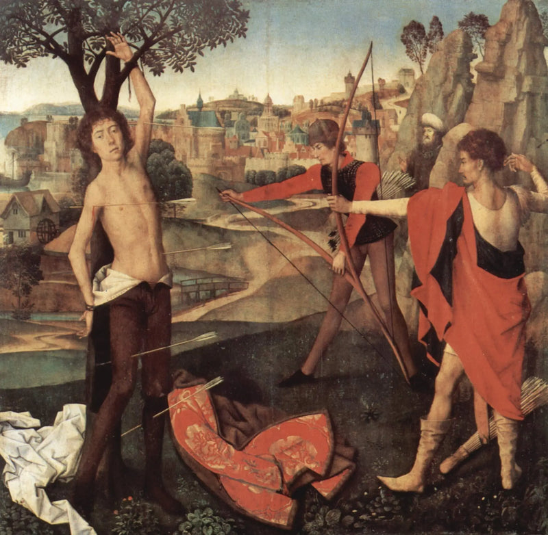 Pyhän Sebastianuksen marttyyri - Hans Memling