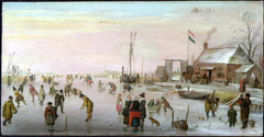 Scène d'hiver - Hendrick Avercamp