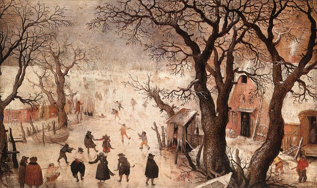 Paysage d'hiver. - Hendrick Avercamp
