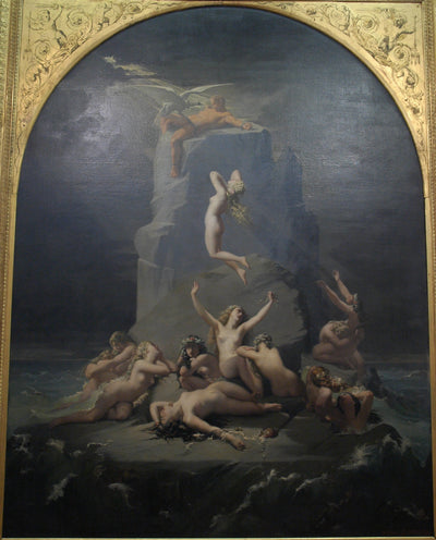 Désolation des Océanides au pied du roc où Prométhée est enchaîné - Henri Lehmann