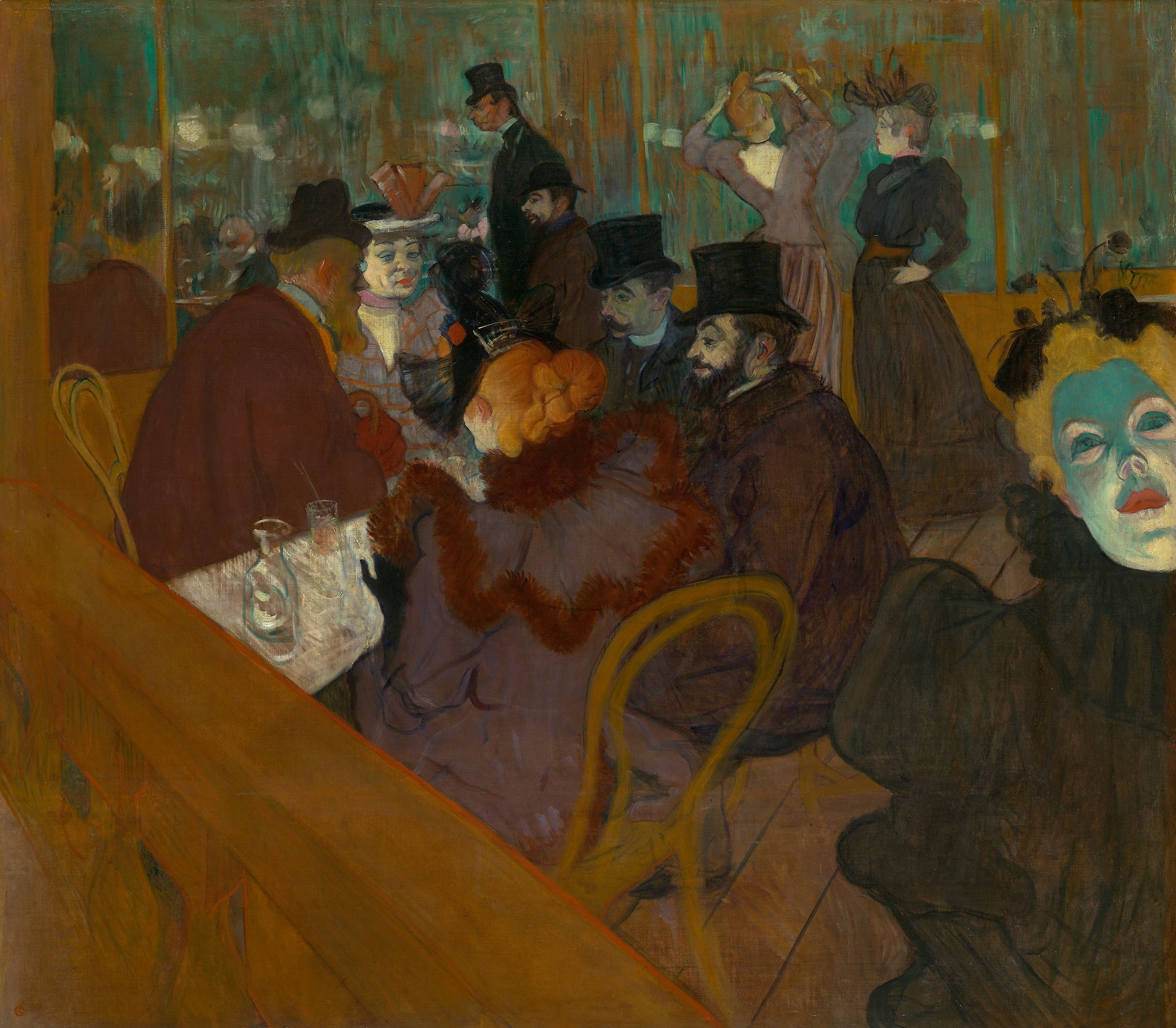 Au Moulin-Rouge - Henri de Toulouse-Lautrec