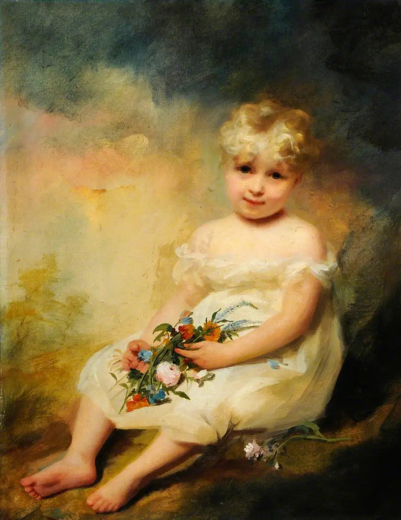 Lady Mary Lyon, tytär Strathmorein kreivistä - Henry Raeburn