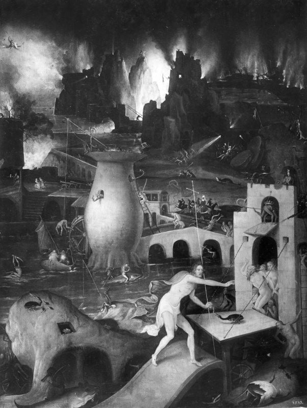 Laskeutuminen Limboihin - Hieronymus Bosch