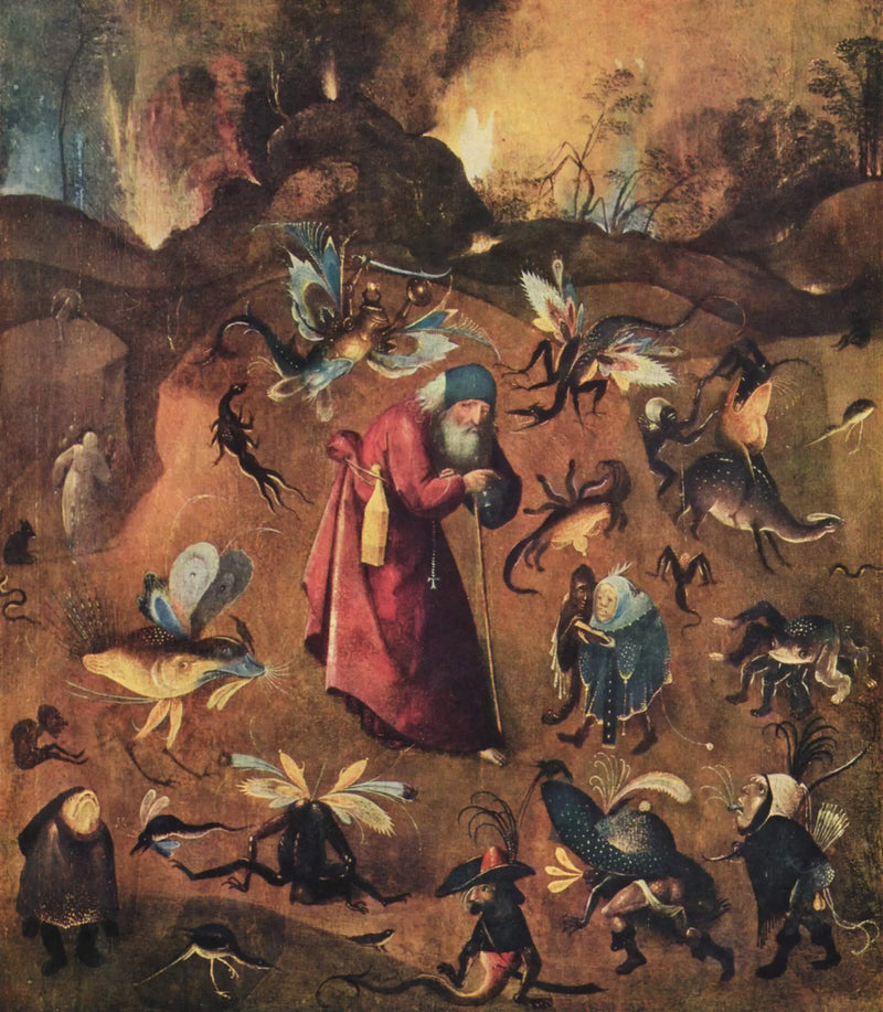 Pyhän Antonin kiusaus - Hieronymus Bosch