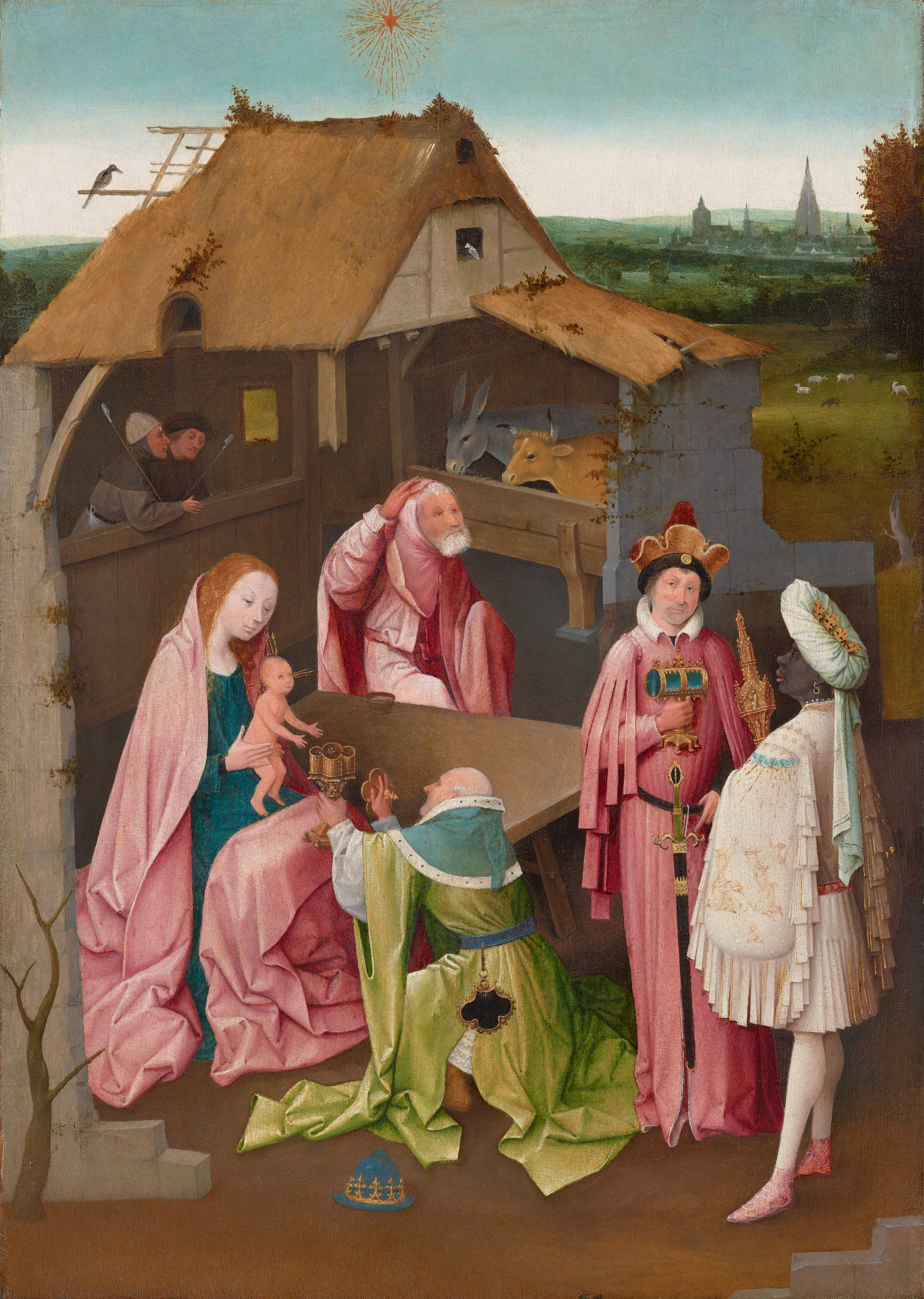 Itämaan tietäjien palvonta - Hieronymus Bosch