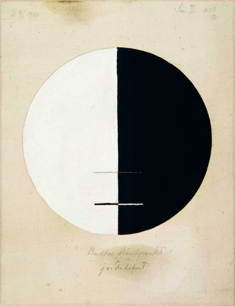 Buddha's Standpoint in the Earthly Life - No 3a (1920) - Hilma af Klint