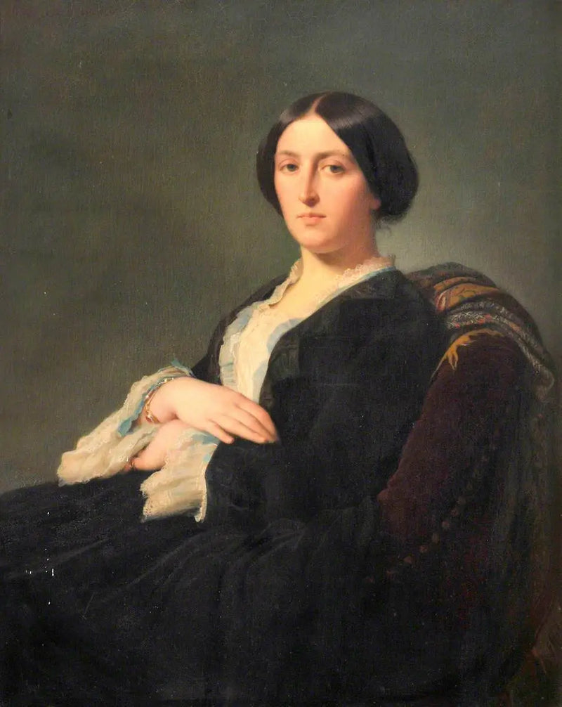 Mary Buddicom (1822-1892), syntynyt Marie Jeanne Hownam - Hippolyte Flandrin