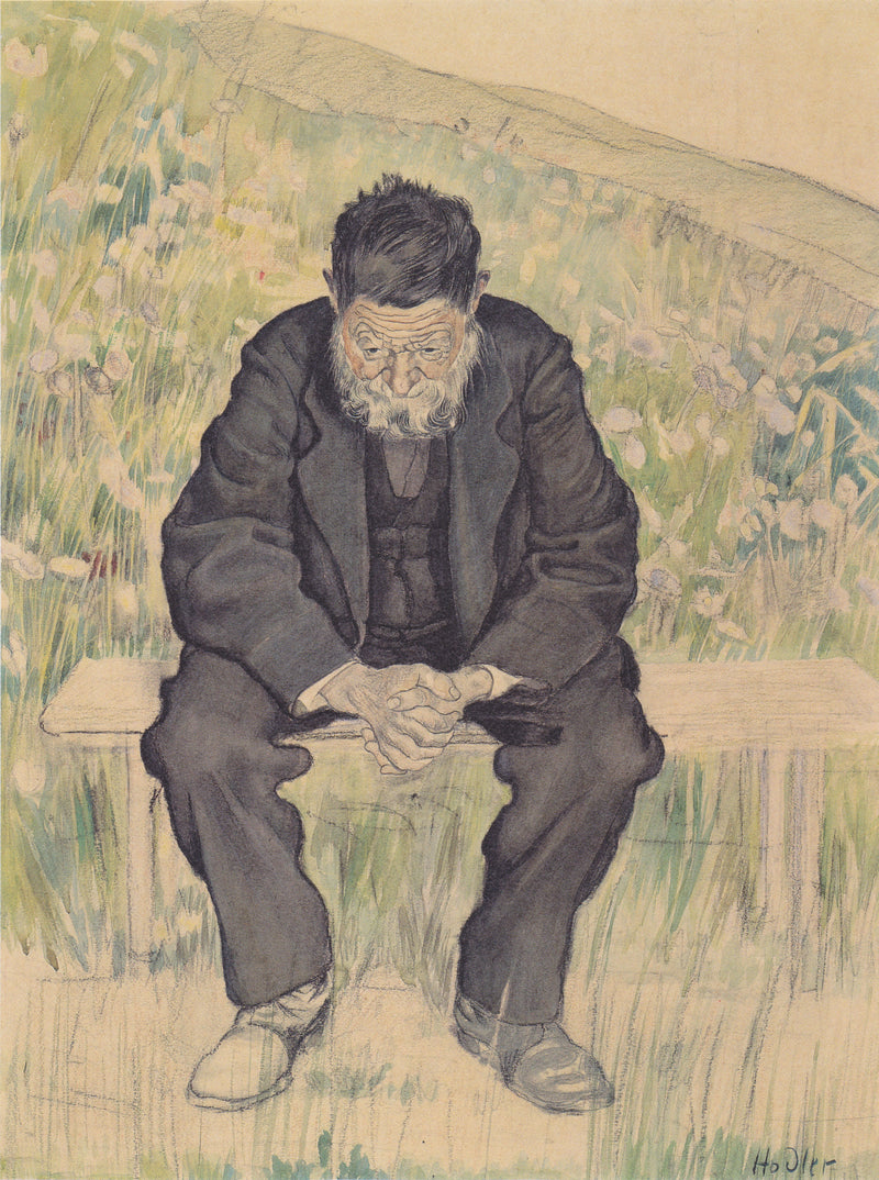 Ilman työtä - Ferdinand Hodler