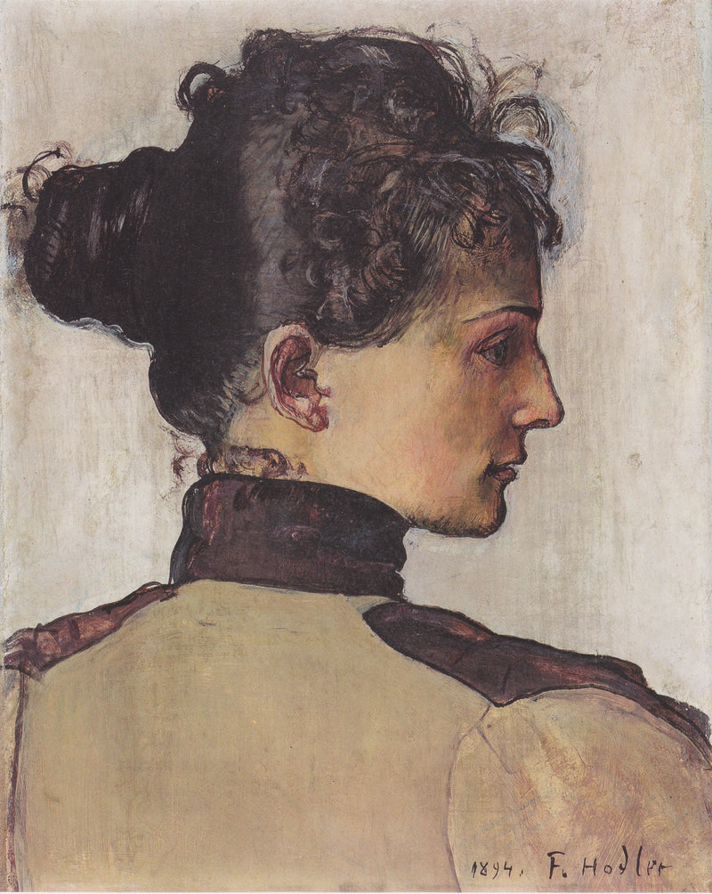 Berthe Jacquesin muotokuva - Ferdinand Hodler