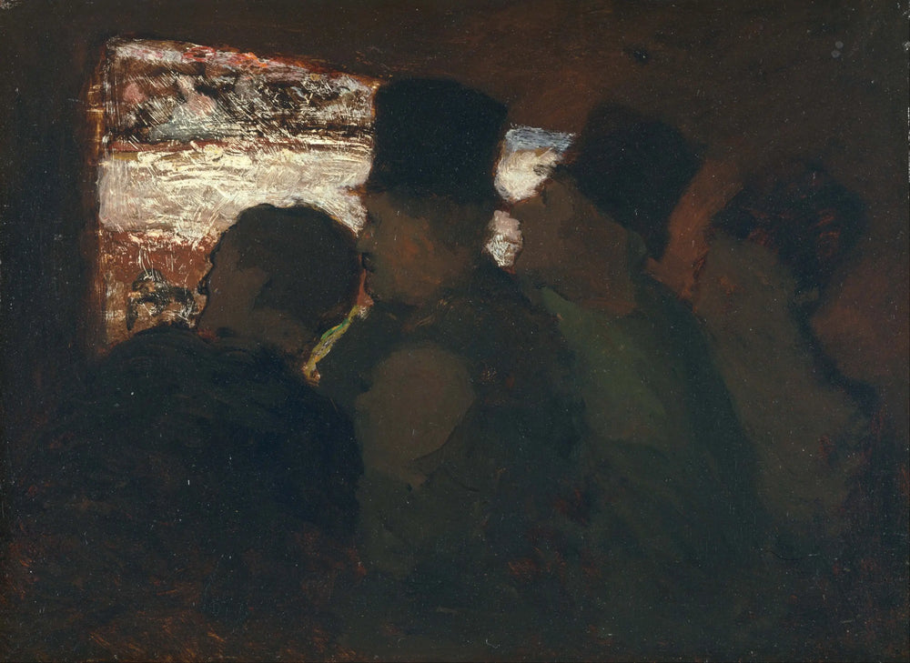 Public du théâtre - Honoré Daumier - Alpha Reproduction