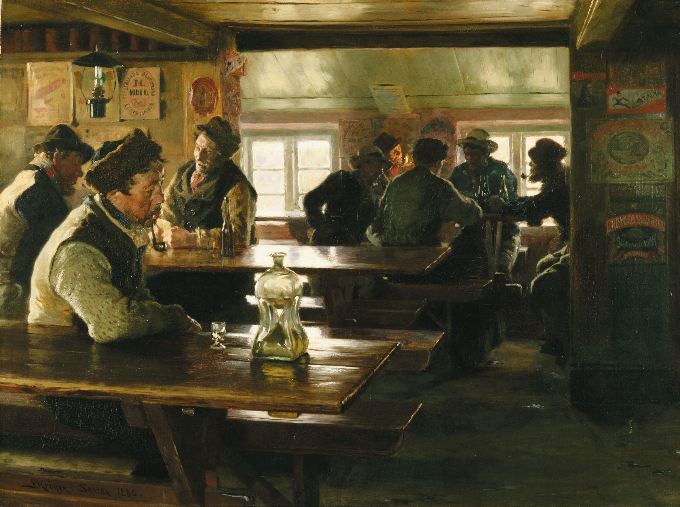 Taverna sisustus - Peder Severin Krøyer