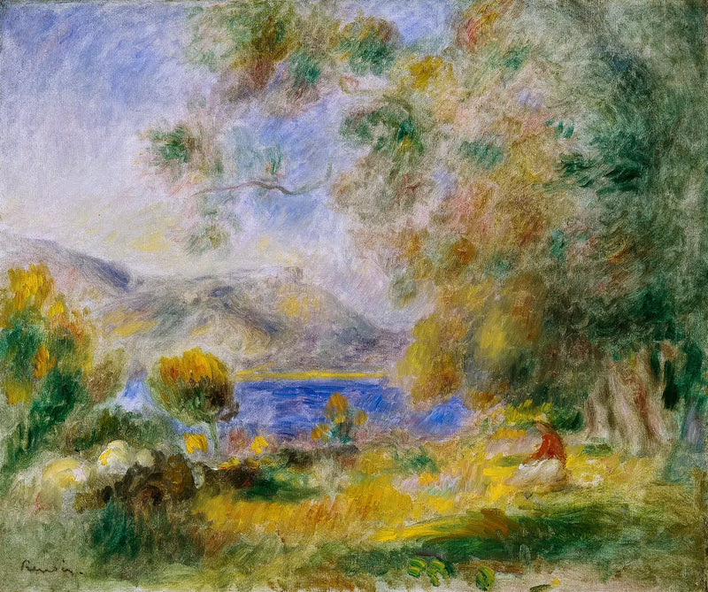 Lähistöllä Cagnes - Pierre-Auguste Renoir