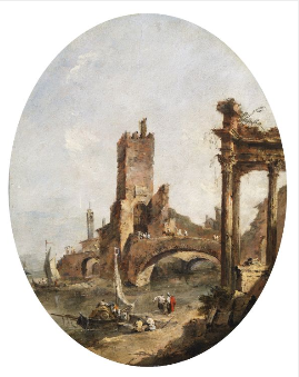 Kuvitteellinen maisema - Francesco Guardi