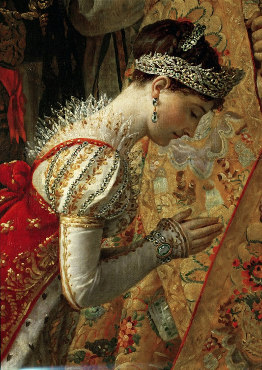 Impératrice Joséphine (Le Couronnement de Napoléon Ier, Détail) - Jacques Louis David