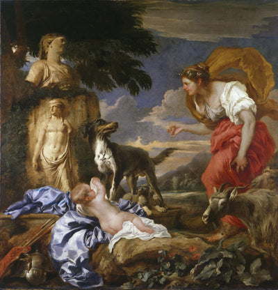 Cyrus avec la femme du berger Spako - Giovanni Benedetto Castiglione