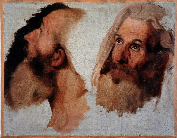 Kaksi miehen päätä - Jean-Auguste-Dominique Ingres