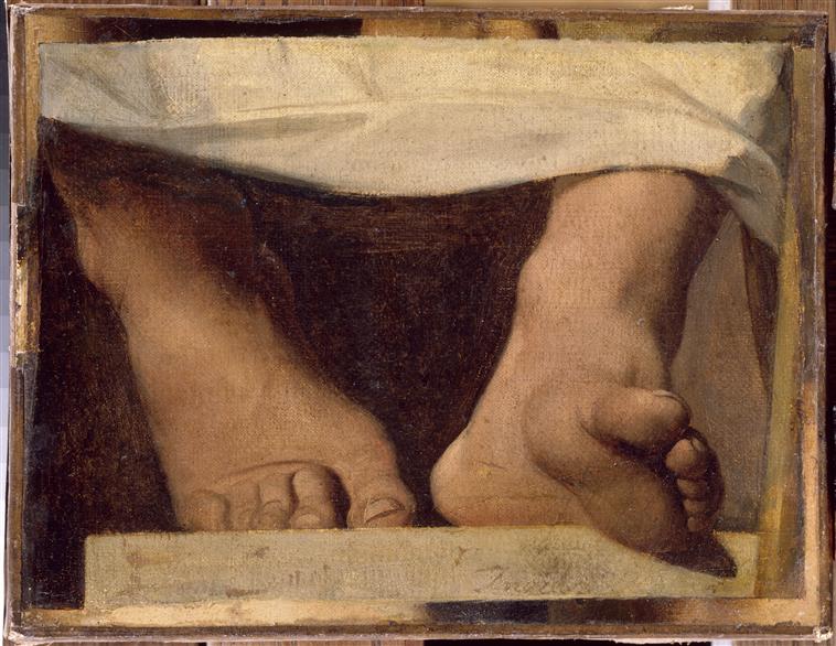 Homerin jalat, tutkimus Homerin apoteoosista - Jean-Auguste-Dominique Ingres