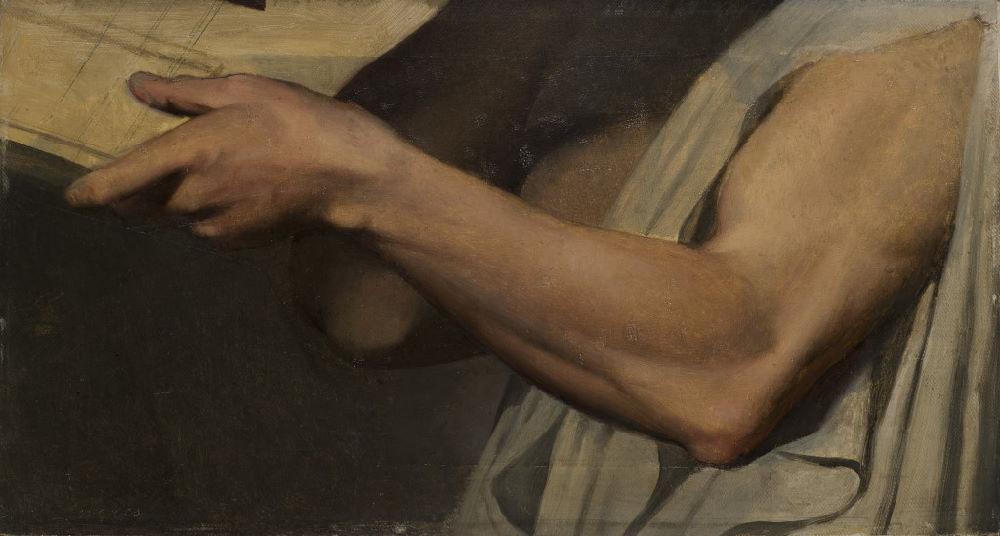 Pindaren käsivarren tutkimus Homerin apoteosissa - Jean-Auguste-Dominique Ingres