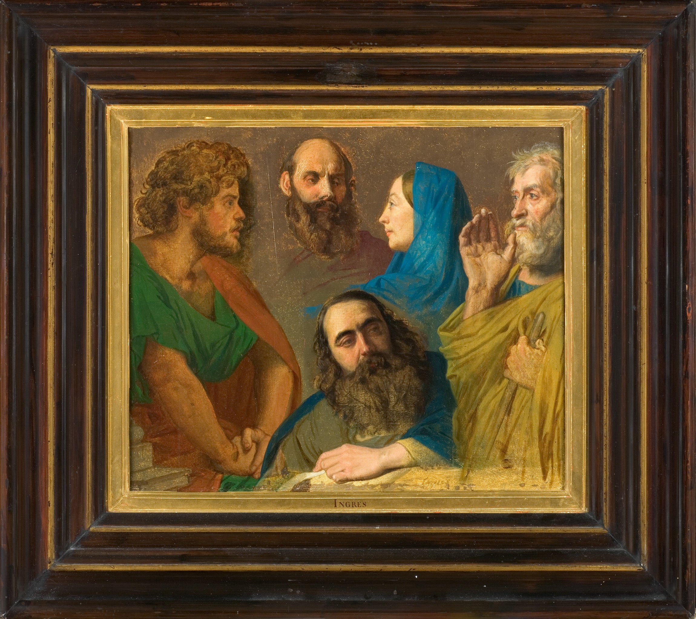 Opetus "Jeesus oppineiden keskellä" - Jean-Auguste-Dominique Ingres