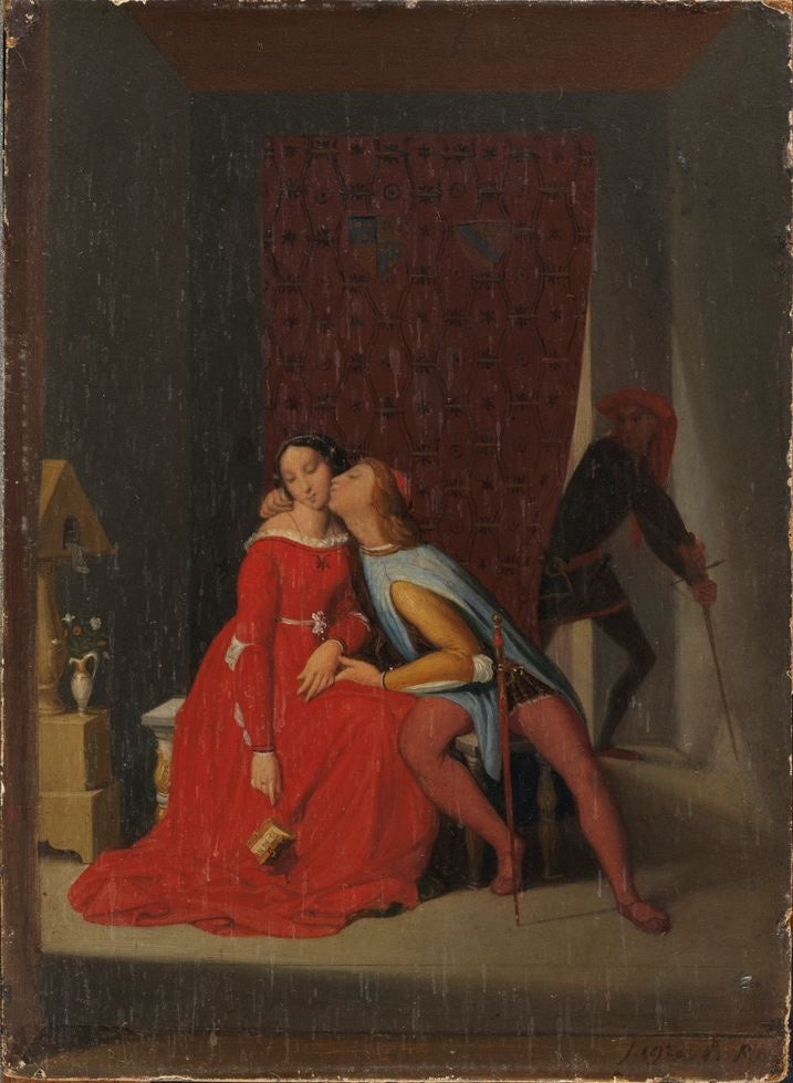 Francesca da Rimini ja Paolo Malatesta - Jean-Auguste-Dominique Ingres