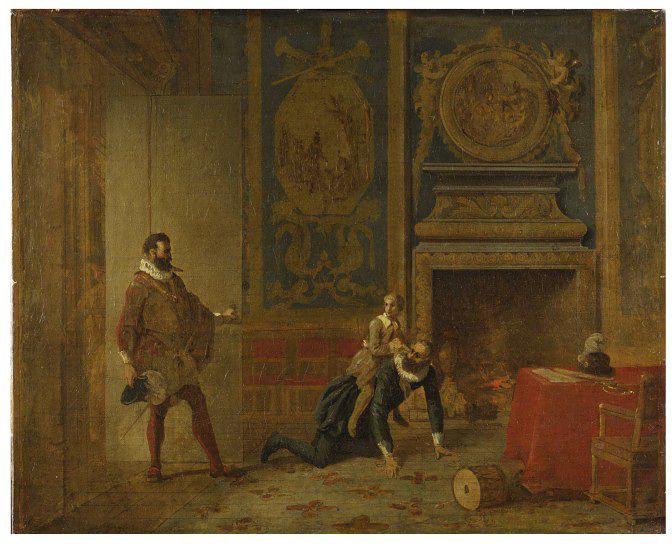 Henri IV, Dauphin ja Espanjan suurlähettiläs - Jean-Auguste-Dominique Ingres