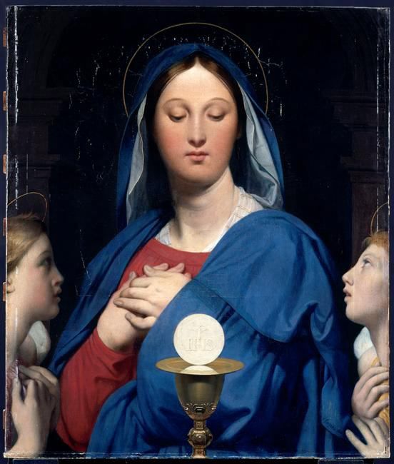 Neitsyt ehtoollisleivällä - Jean-Auguste-Dominique Ingres