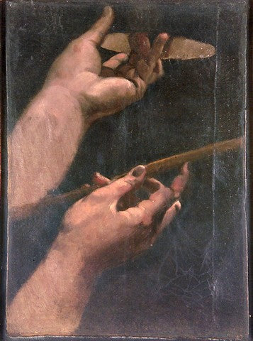 Louis XIII:n kahden käden tutkimus - Jean-Auguste-Dominique Ingres