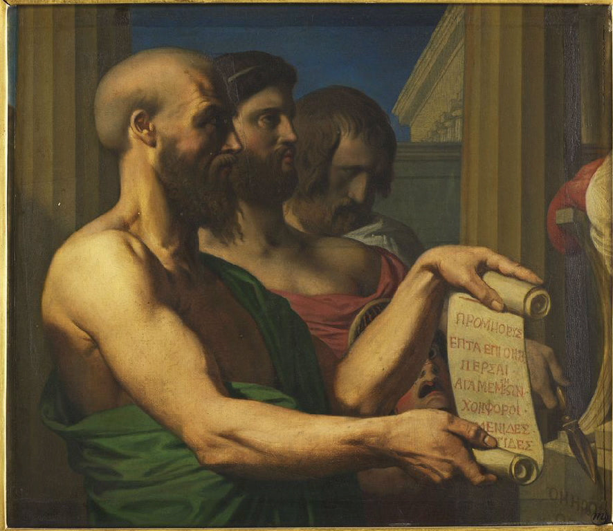 Kreikkalaiset traagikot - Jean-Auguste-Dominique Ingres