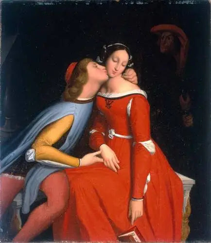 Paolo ja Francesca - Jean-Auguste-Dominique Ingres
