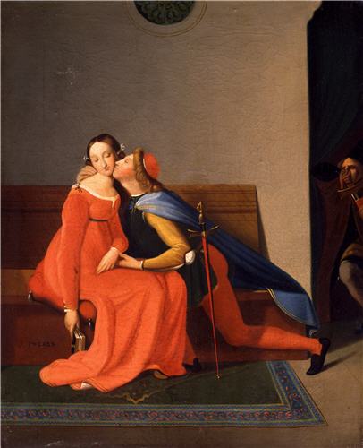 Paolo ja Francesca - Jean-Auguste-Dominique Ingres