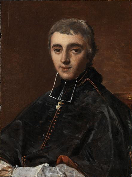 Abbé de Bonaldin muotokuva - Jean-Auguste-Dominique Ingres