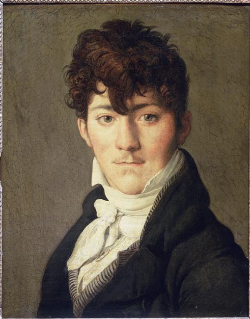 Ennustettu muotokuva Auguste François'sta, taiteilijasta ja meriupseerista - Jean-Auguste-Dominique Ingres